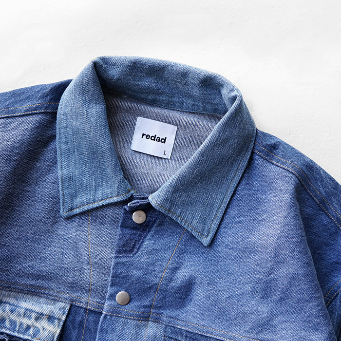 30%OFFセール redad レダッド denim snap jacket デニムスナップ