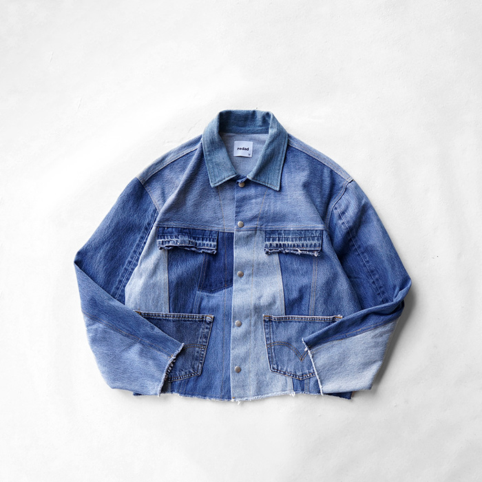 30%OFFセール redad レダッド denim snap jacket デニムスナップ