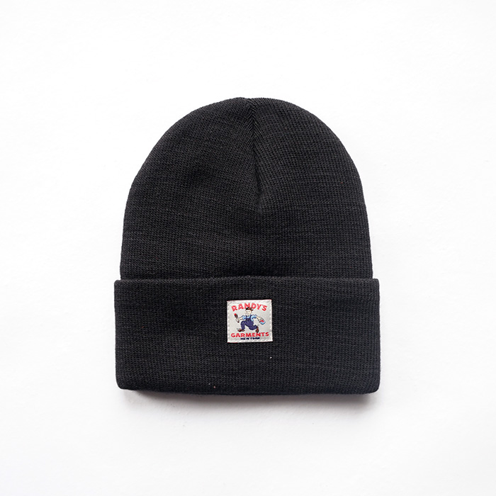 帽子 CALME _loose fit beanie BLACK RANDY'S GARMENTS ランディーズガーメンツ 3M Thinsulate? CUFF BEANIE