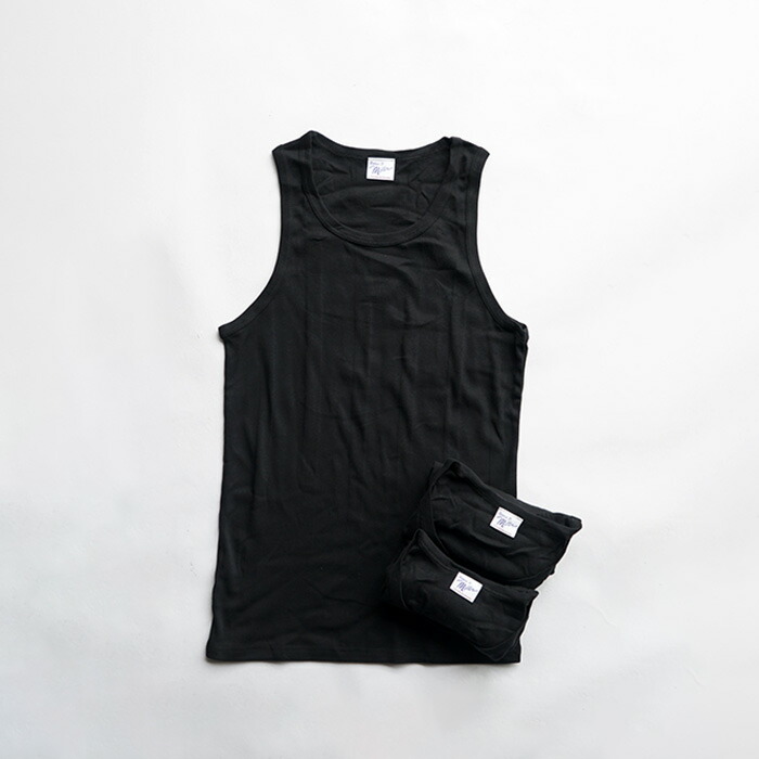 Robert P. Miller ロバートピーミラー 3P Panel-rib Tanktop