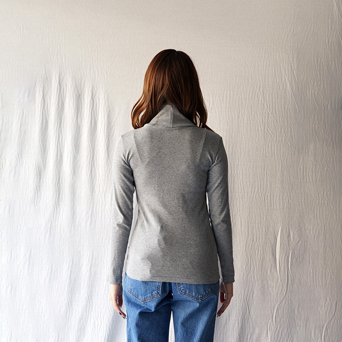 Robert P. Miller（ロバート・ピー・ミラー） Panel-rib Turtle Neck L