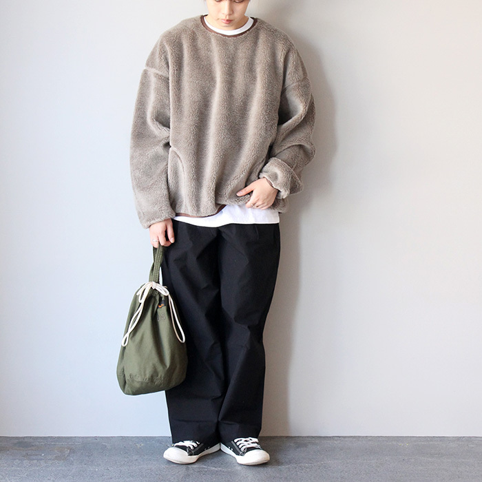 Sanca サンカ ALPACA WOOL CREW TOP クルーネックスウェット