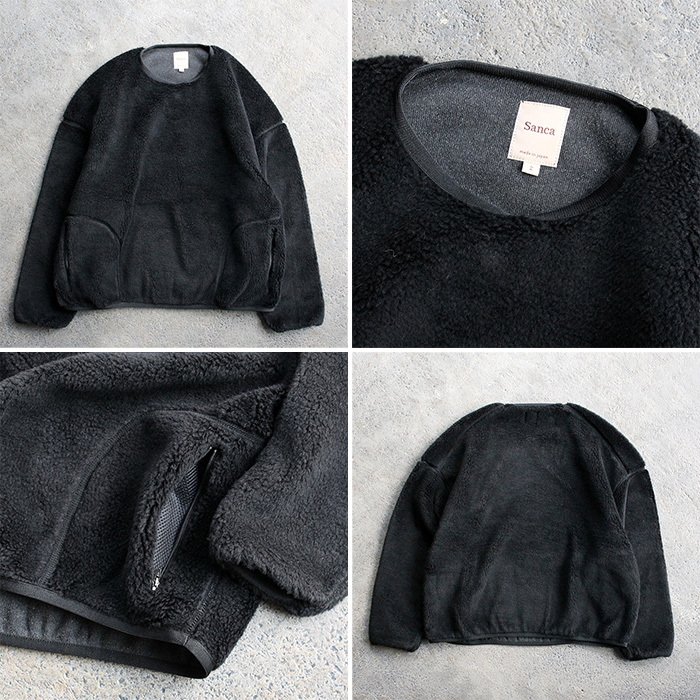 Sanca サンカ ALPACA WOOL CREW TOP クルーネックスウェット