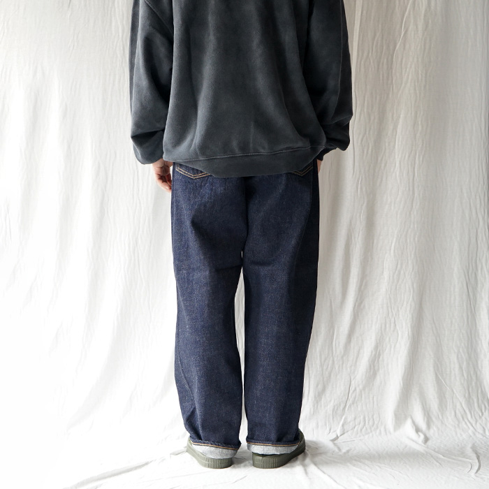 sanca ワイドフィットデニム Sanca（ファッション） Sanca サンカ 15.5OZ DENIM 5P WIDE FIT