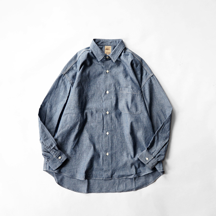 Sanca（ファッション） Sanca サンカ CHAMBRAY MINI REGULAR OVER FIT