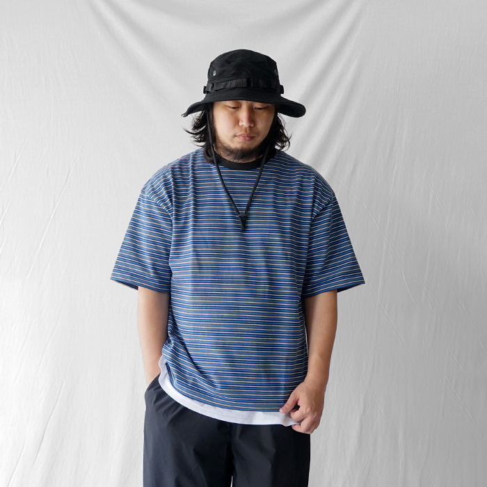 SCREEN STARS（スクリーンスターズ） Multi Border S/S Tee マルチ