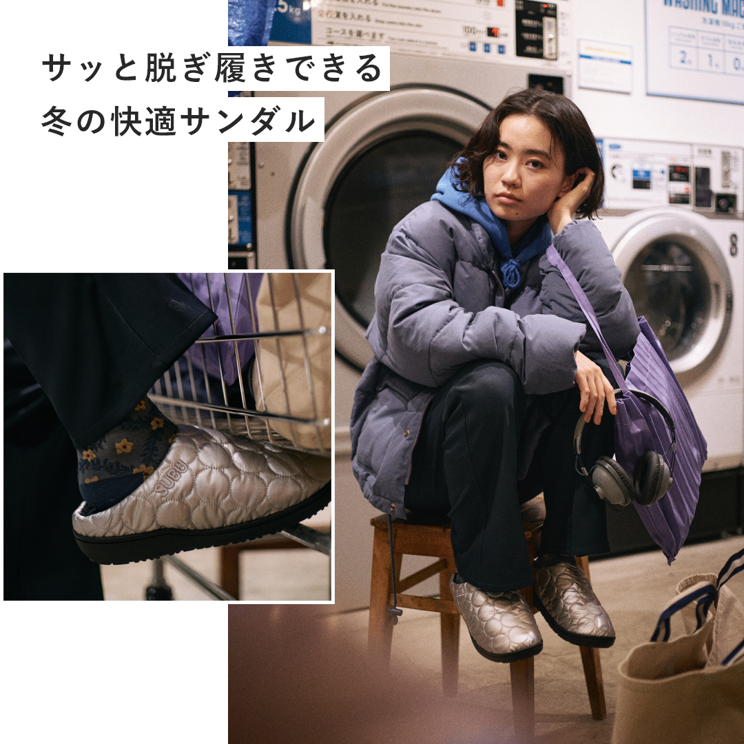 10%OFFセール SUBU スブ ORIGINALS CIRCLE 冬用 サンダル サークル