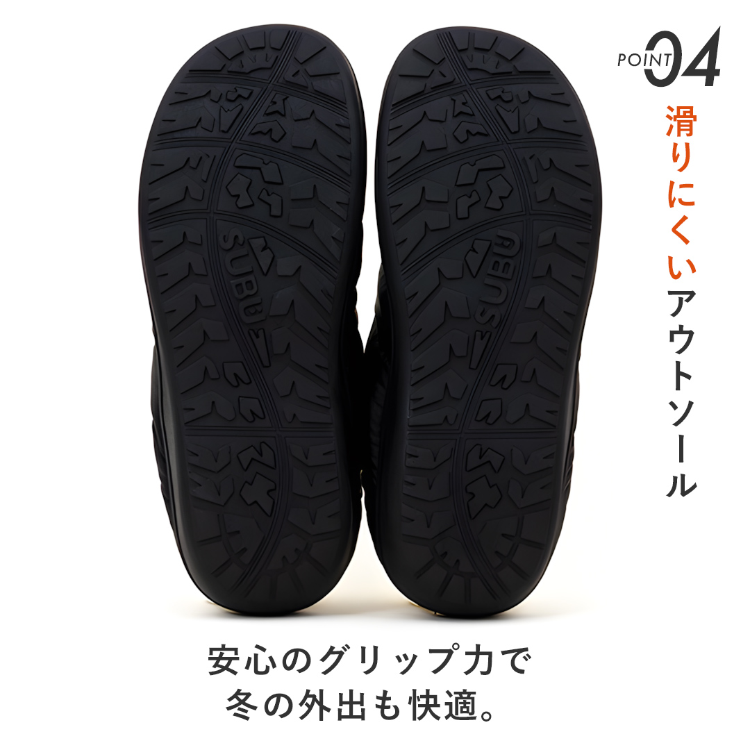 SUBU（スブ） DOTS SHADOW JACQUARD ドット 内ボア 中ボア レディース