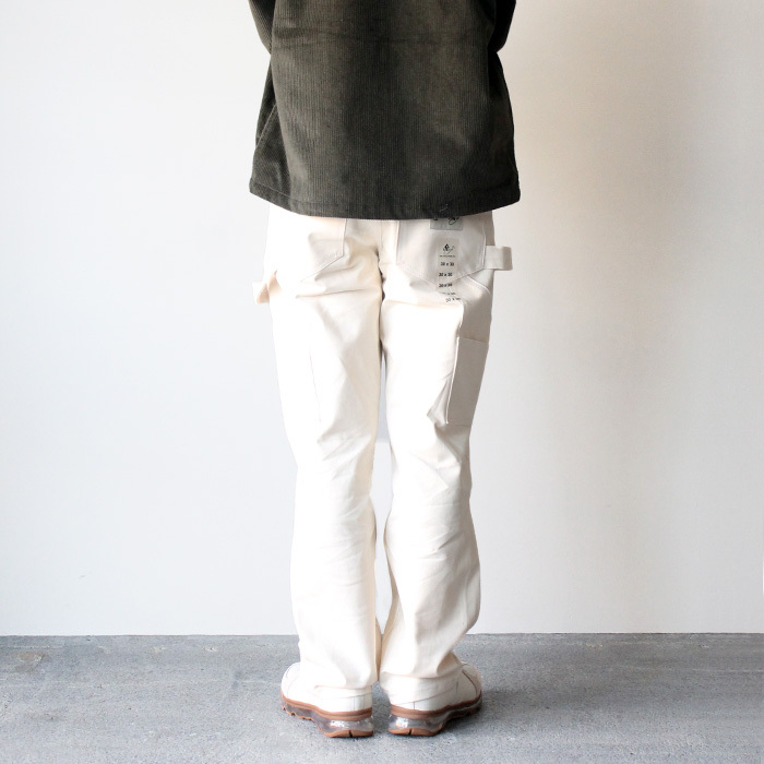 TRADESMAN ホワイト カーゴパンツ TRADESMAN トレーズマン Painter Pants ペインターパンツ