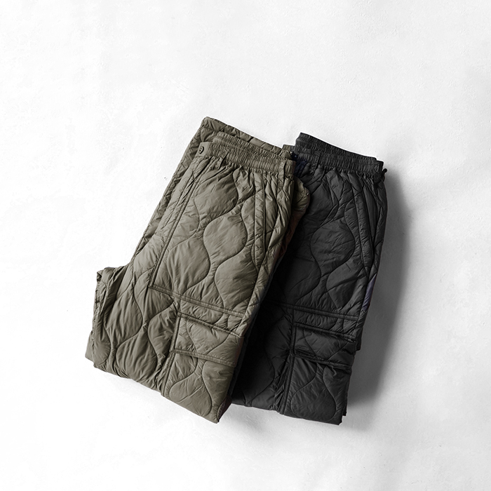 TAION（タイオン） MILITARY CARGO DOWN PANTS -SOFT SHELL ミリタリー
