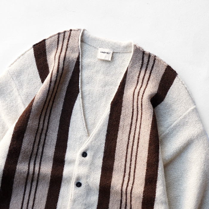 UNDYED STANDARD アンダイドスタンダード ALPACA STRIPE CDGN アルパカ