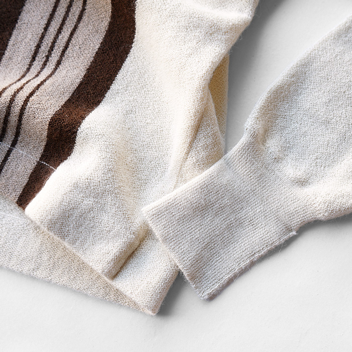 UNDYED STANDARD アンダイドスタンダード ALPACA STRIPE CDGN アルパカ