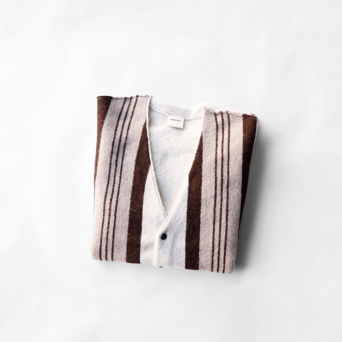 UNDYED STANDARD アンダイドスタンダード ALPACA STRIPE CDGN アルパカ