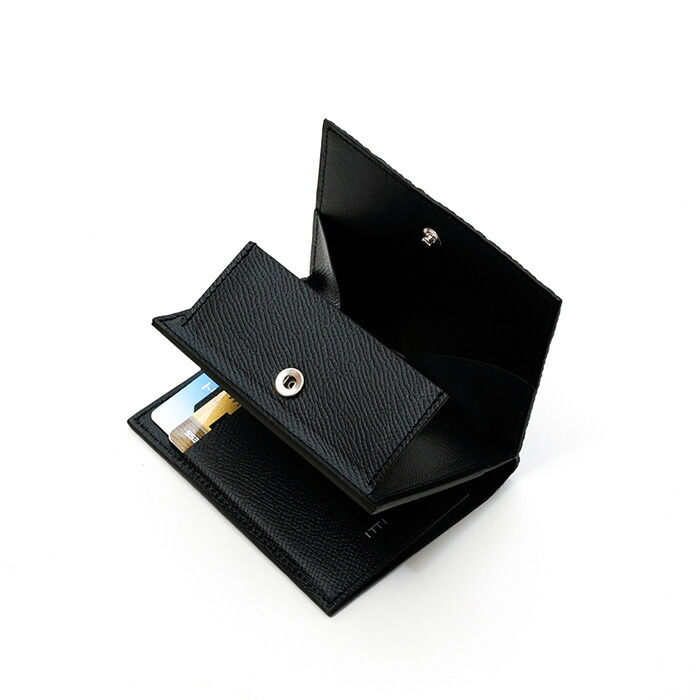ITTI CRISTY TWOFOLD BILL WLT 牛革 二つ折り財布 黒 ITTI イッチ CRISTY TWOFOLD BILL WLT/DIPLOFJORD クリスティ