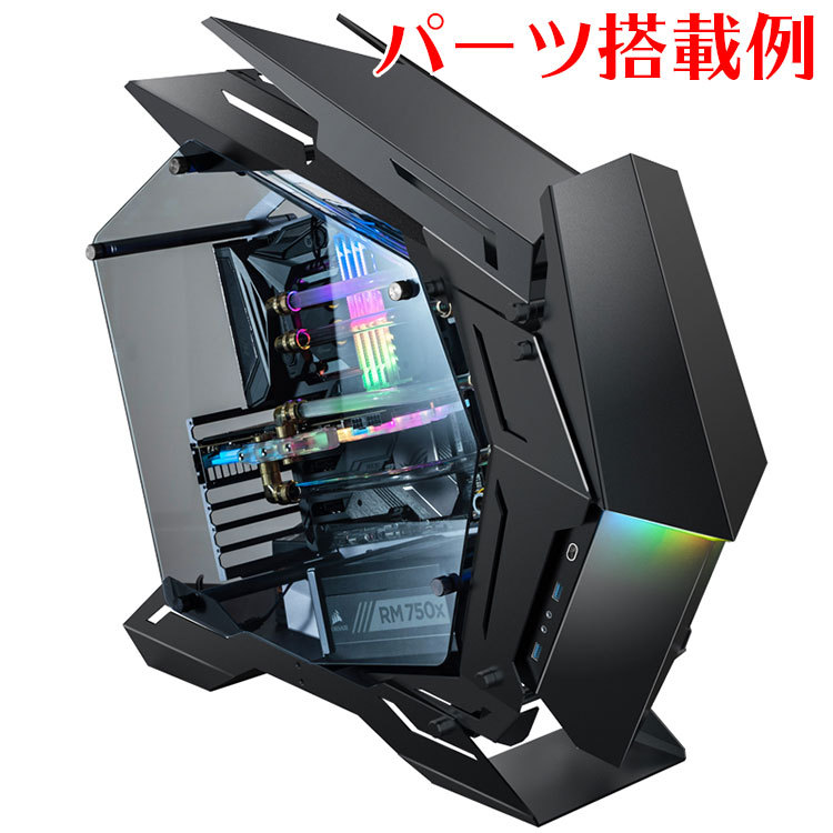 限定生産 Jonsbo Mod3 Mechwarrior フルメタル オープンフレームpcケース E Atx Atx対応 アルミ合金 両面強化スモーク ガラス Argb 水冷対応 開放型 ブラック Mod 3 Bk Pc周辺機器 パソコン Keian Direct