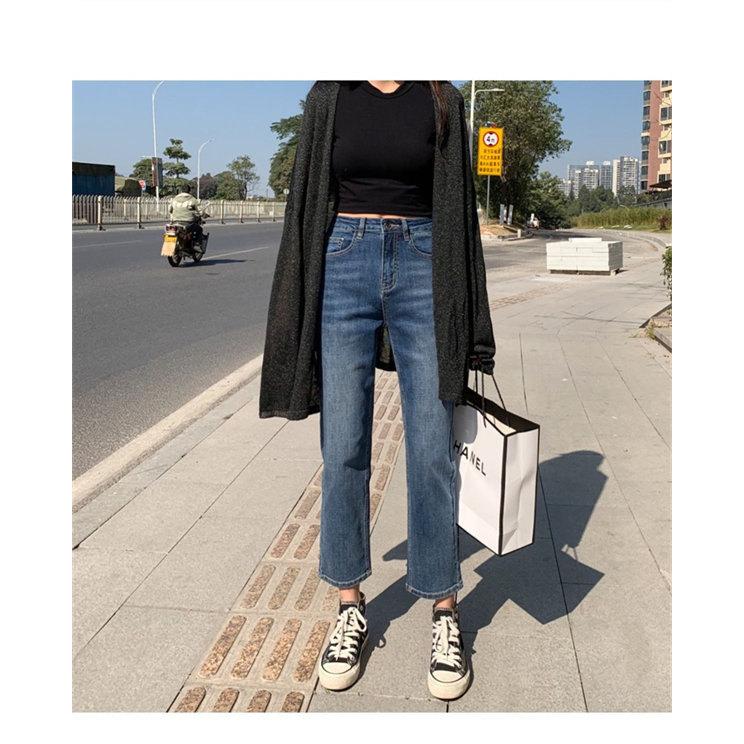 レディース デニムパンツ テーパードパンツ 美脚パンツ 九分丈 ジーパン 女性用 ストレッチパンツ ジーパン 春夏 薄手 細身 きれいめ ボトムス | ブランド登録なし | 02