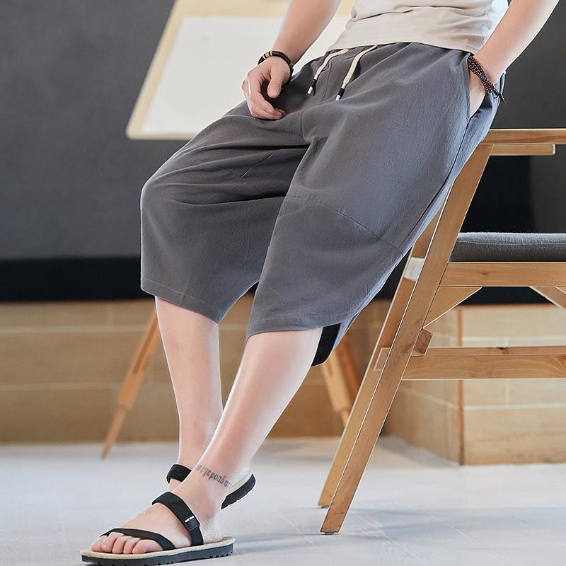 サルエルパンツ メンズ リネン 綿麻 クロップドパンツ ワイドパンツ ズボン チノパン パンツ リラックス カジュアル 父の日 プレゼント ゆったり |  | 02