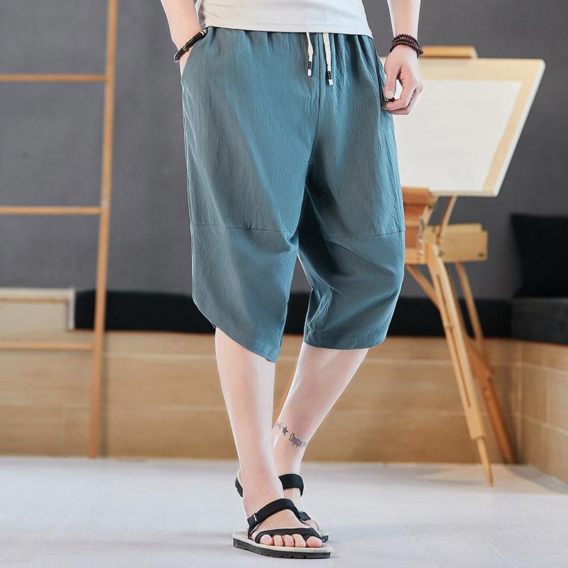 サルエルパンツ メンズ リネン 綿麻 クロップドパンツ ワイドパンツ ズボン チノパン パンツ リラックス カジュアル 父の日 プレゼント ゆったり |  | 04