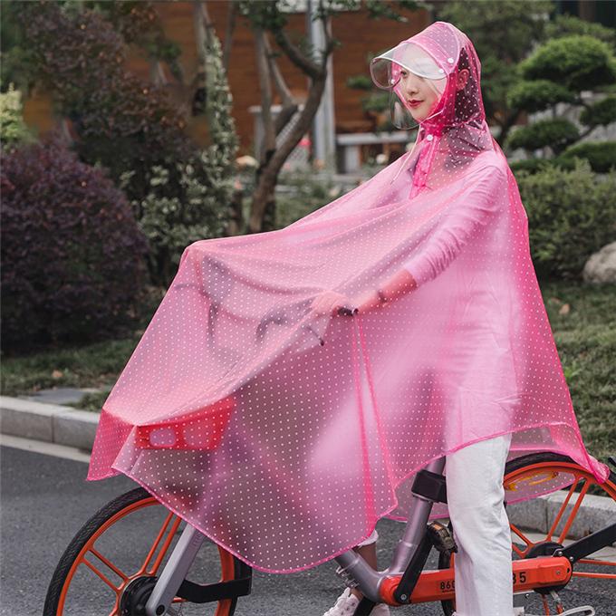 レインコート ポンチョ 自転車 透明 レインコート レディース つば取り外せ メンズ バイク 二重つば アウトドア 防風防水 男女兼用 雨具雨着｜keigo-st｜02
