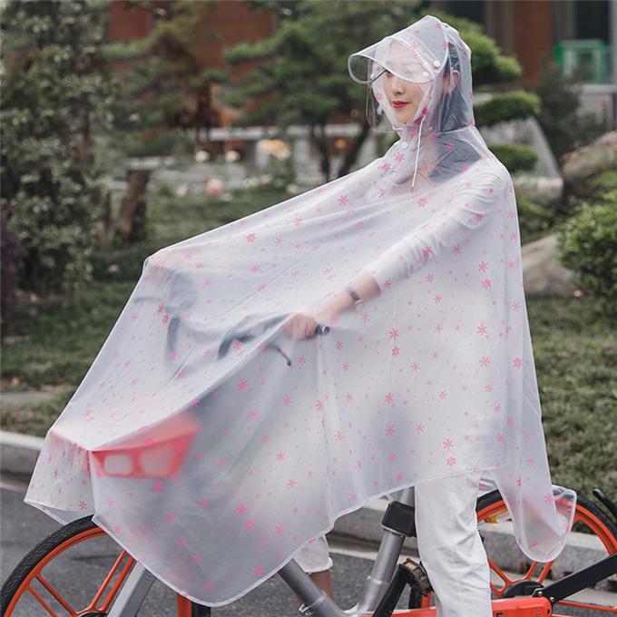 レインコート ポンチョ 自転車 透明 レインコート レディース つば取り外せ メンズ バイク 二重つば アウトドア 防風防水 男女兼用 雨具雨着｜keigo-st｜03