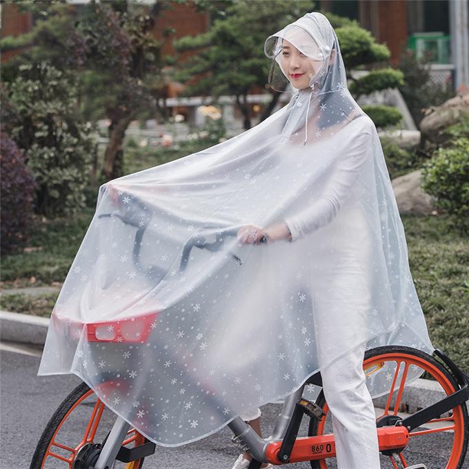 レインコート ポンチョ 自転車 透明 レインコート レディース つば取り外せ メンズ バイク 二重つば アウトドア 防風防水 男女兼用 雨具雨着｜keigo-st｜04