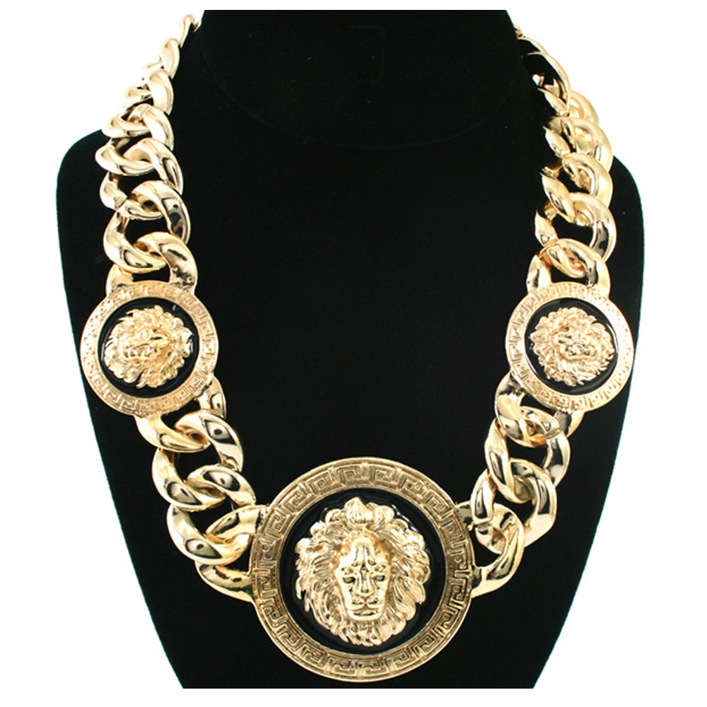 極太ネックレス プラチナ おしゃれ メンズ ハイ クオリティジュエリー