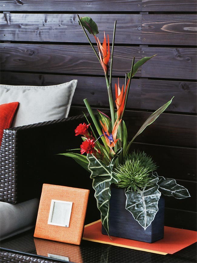 ストレリチア ストレチア 造花 おしゃれ 人気 大型 極楽鳥花 アーティ