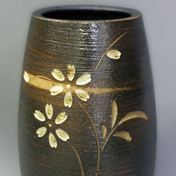 花瓶 おしゃれ フラワーベース 陶器 人気 花器 信楽焼 インテリア 家具