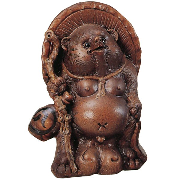 信楽焼 たぬき 狸 置き物 大型 インテリア オブジェ 家具 陶器 商売