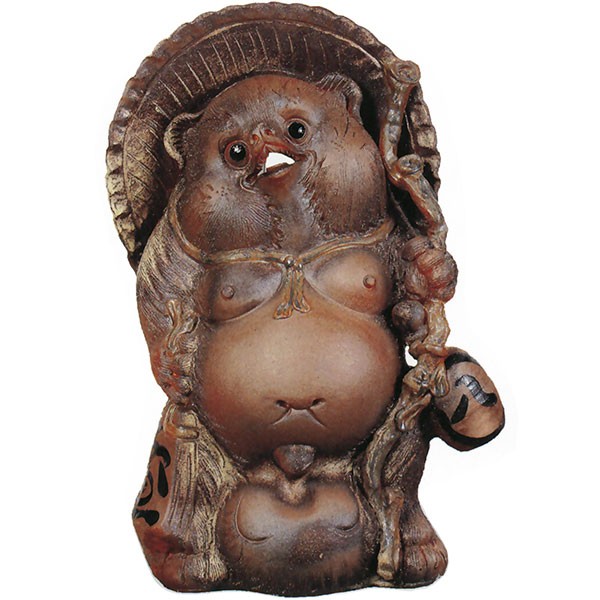 信楽焼 たぬき 狸 置き物 大型 インテリア オブジェ 家具 陶器 商売