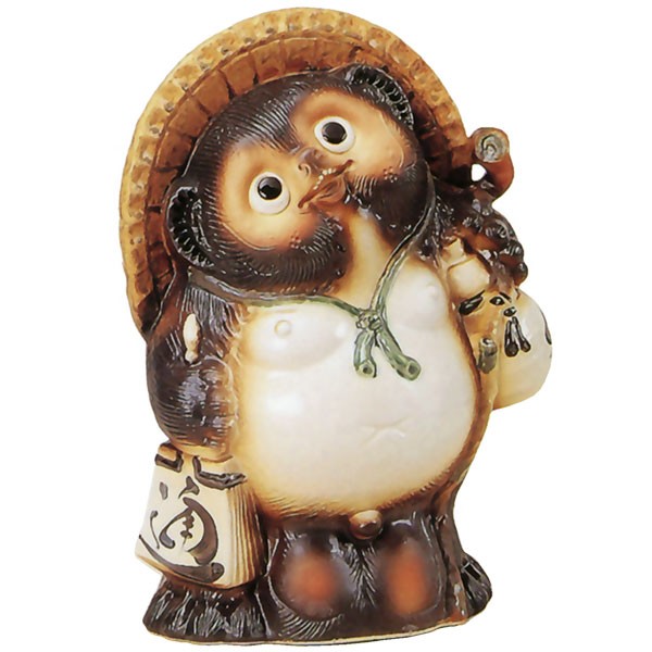 信楽焼 たぬき 狸 置き物 インテリア 大型 オブジェ 家具 陶器