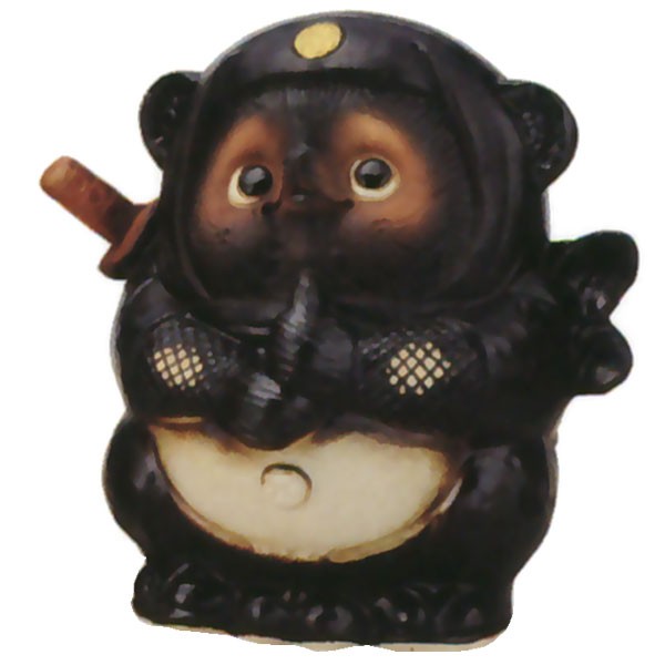 信楽焼 たぬき 狸 置き物 インテリア オブジェ 家具 陶器製 商売繁盛