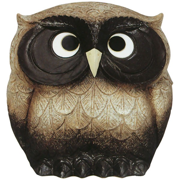 フクロウ 置物 オブジェ インテリア おしゃれ 梟 信楽焼 国産品 日本製