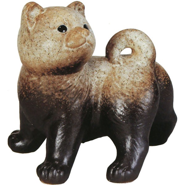 犬 いぬ 置物 信楽焼 おしゃれ 国産品 オブジェ 置き物 陶器製 日本製