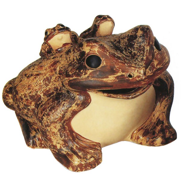カエル かえる 蛙 信楽焼 おしゃれ 国産品 オブジェ 置き物 陶器 日本