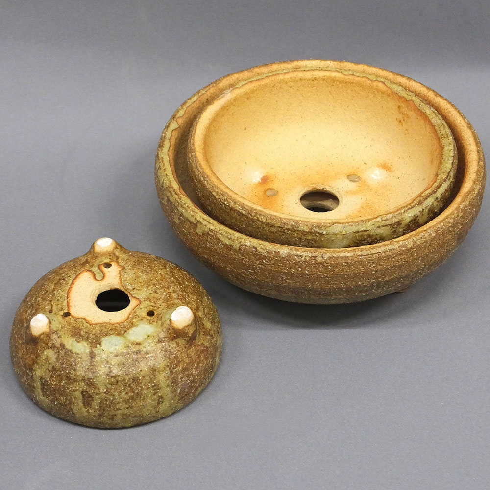 【５個セット】陶器鉢　信楽焼　３号　４号 植木鉢 おしゃれ 人気 おすすめ プランター 信楽焼 国産品 日本製 観葉