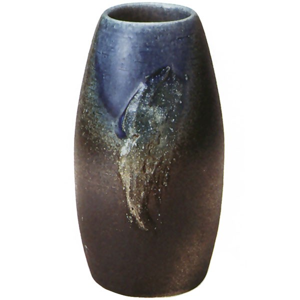 花瓶　陶器　花器　信楽焼　華道　いけばな 楽天市場】信楽焼 水盤 青ガラス千段小判 18号 生け花 花器 池坊 小原