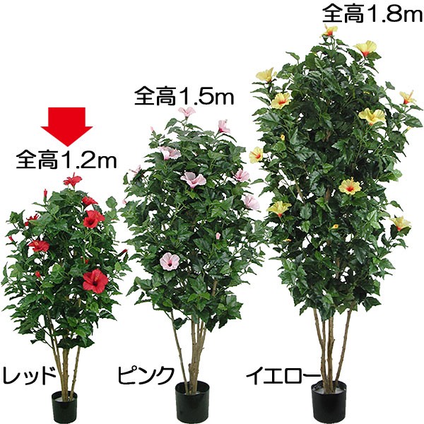 人工観葉植物 全高1 2m ハイビスカス ブッソウゲ 仏桑華 人工樹木 造花 花材 葉材 インテリアグリーン フェイクグリーン オブジェ ディスプレイ Buyee Buyee Japanese Proxy Service Buy From Japan Bot Online