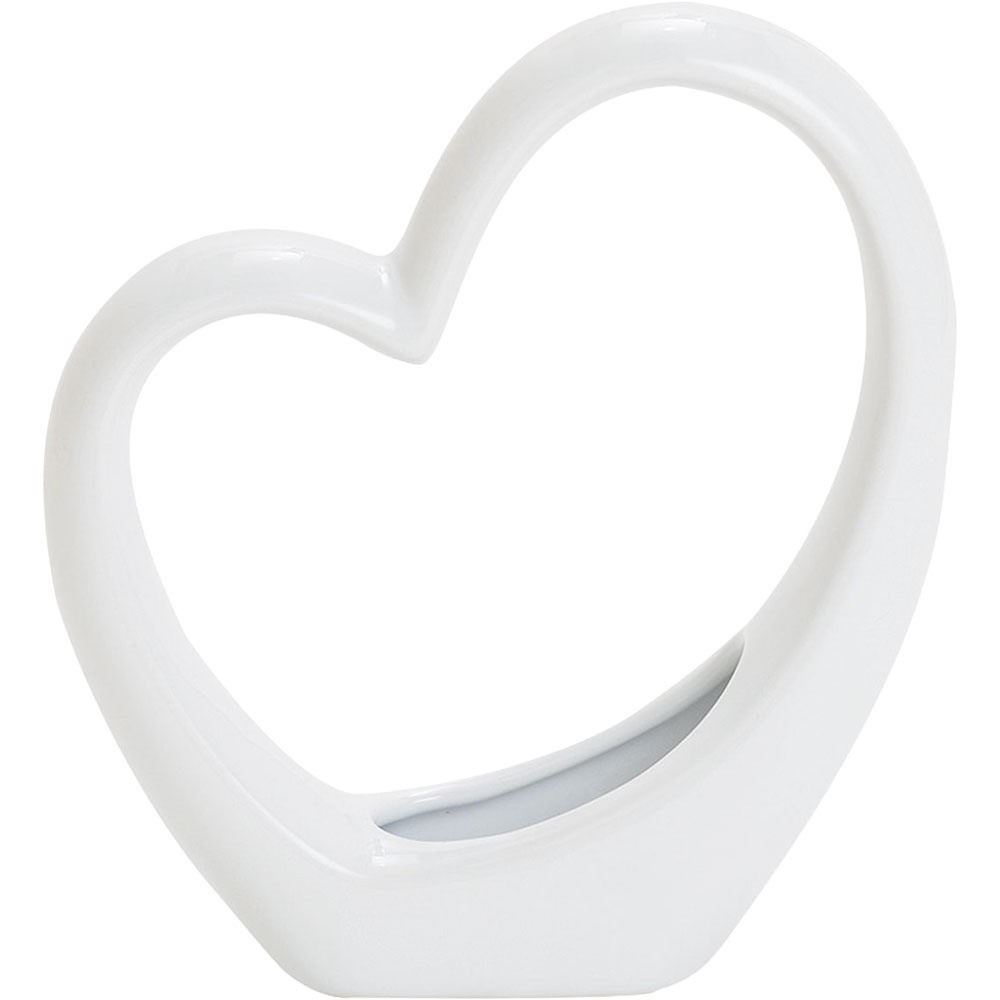 フラワーベース 花器 おしゃれ 人気 ホワイト 白 ピンク 陶器 ハート