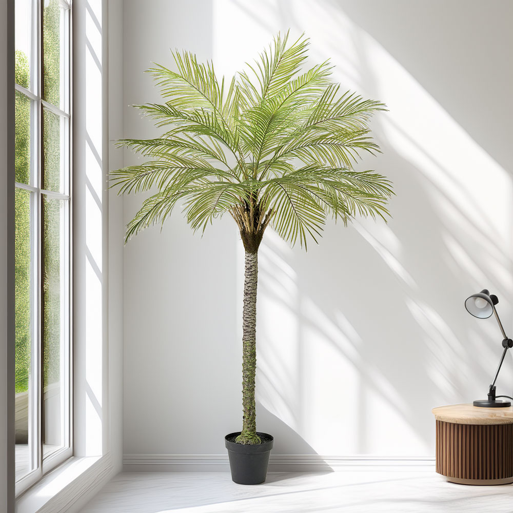 大型 フェイクグリーン ヤシの木 150cm 白鉢付 インテリア 観葉植物 フェニックス 大型 観葉植物 人気 おしゃれ インテリアグリーン
