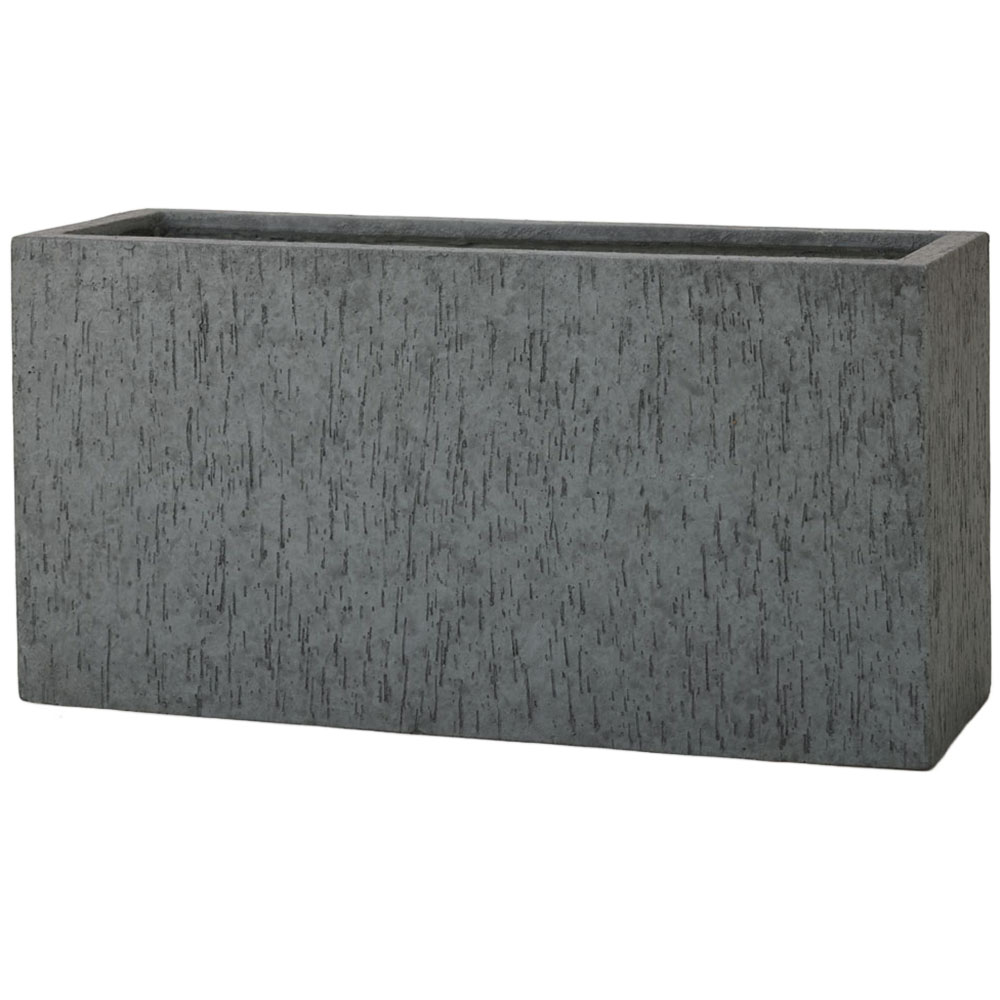 植木鉢 大型 人気 おしゃれ おすすめ コンテナ 幅広 横長 ワイド 長角 プランター 観葉植物 寄せ植え 器 軽量 インテリア リオ スリム ベアルート ダークグレー