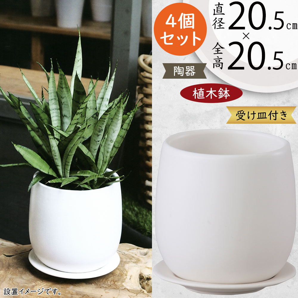 植木鉢 受け皿付き おしゃれ 人気 プランター ポット 観葉植物 観葉鉢
