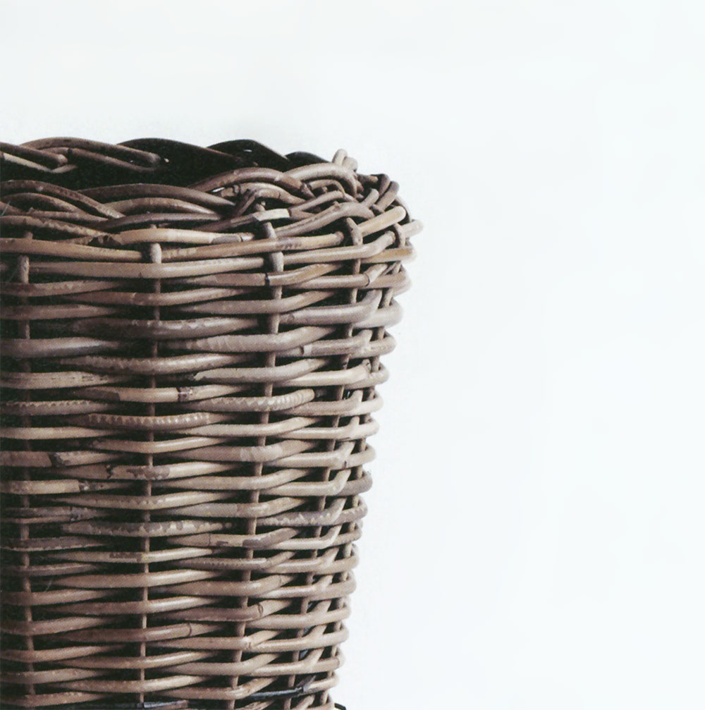 大型ラタン、藤バスケット 持ち手付き　大型観葉植物鉢カバーや 収納　【2個組】 keishin_vl-901328