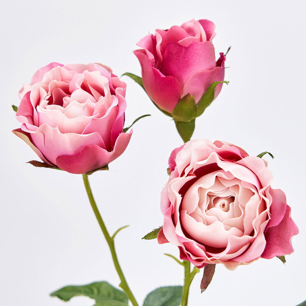 薔薇 造花 おしゃれ バラ ばら ローズ アーティフィシャルフラワー 32cm 3本セット