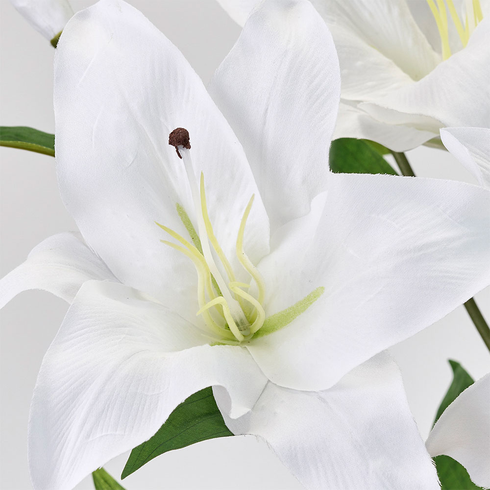 カサブランカ 造花 おしゃれ ホワイト 白 人気 アーティフィシャル