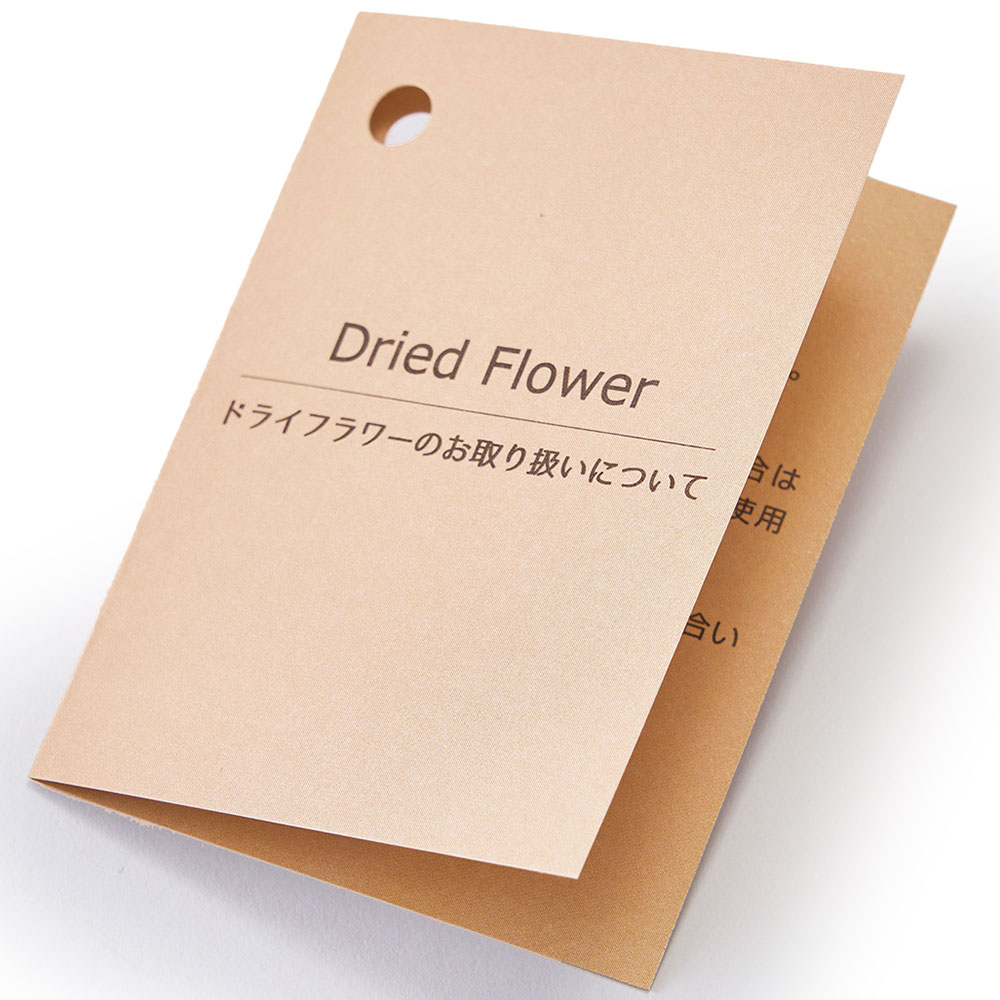 ドライフラワー用 説明書 メッセージ カード おしゃれ 人気 花材