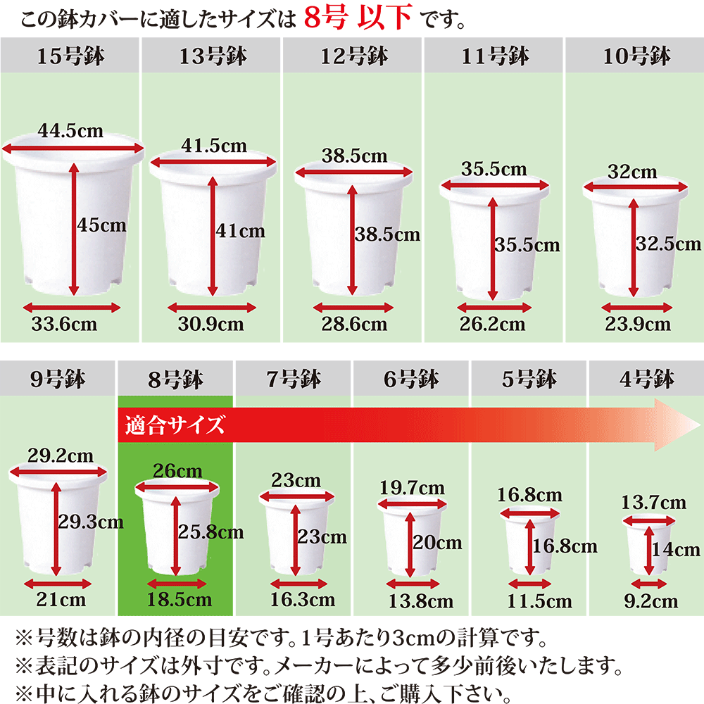 鉢カバー おしゃれ 大型 プランター 人気 おすすめ 観葉植物