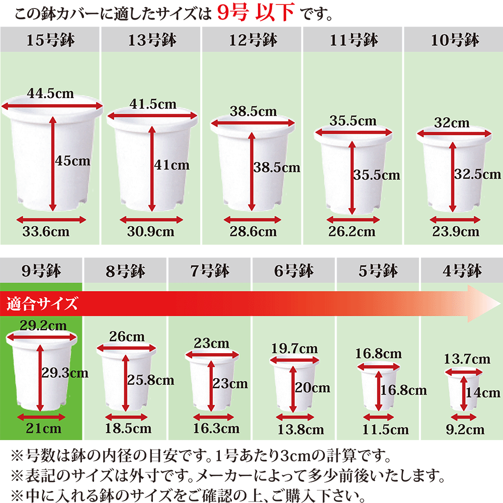 鉢カバー おしゃれ 大型 プランター 人気 おすすめ 観葉植物