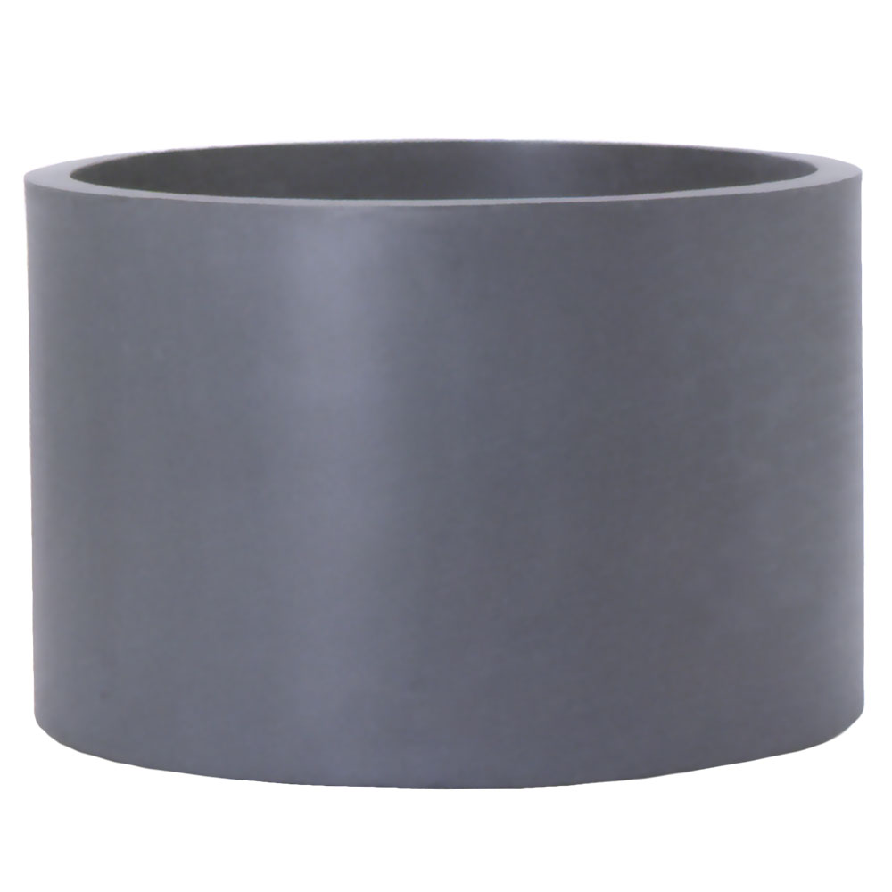 大きめ グレー 円筒形植木鉢 植木鉢 テラコッタ おしゃれ 大型 プランター 人気 おすすめ 観葉植物