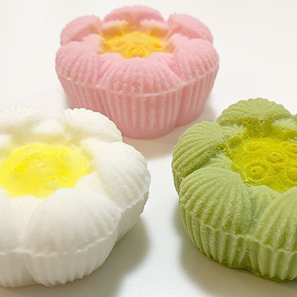 落雁(らくがん)　食品サンプル 食品サンプル 国産品 落雁 らくがん 干菓子 お干菓子 お供え